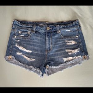 American Eagle Denim Shorts Size 4